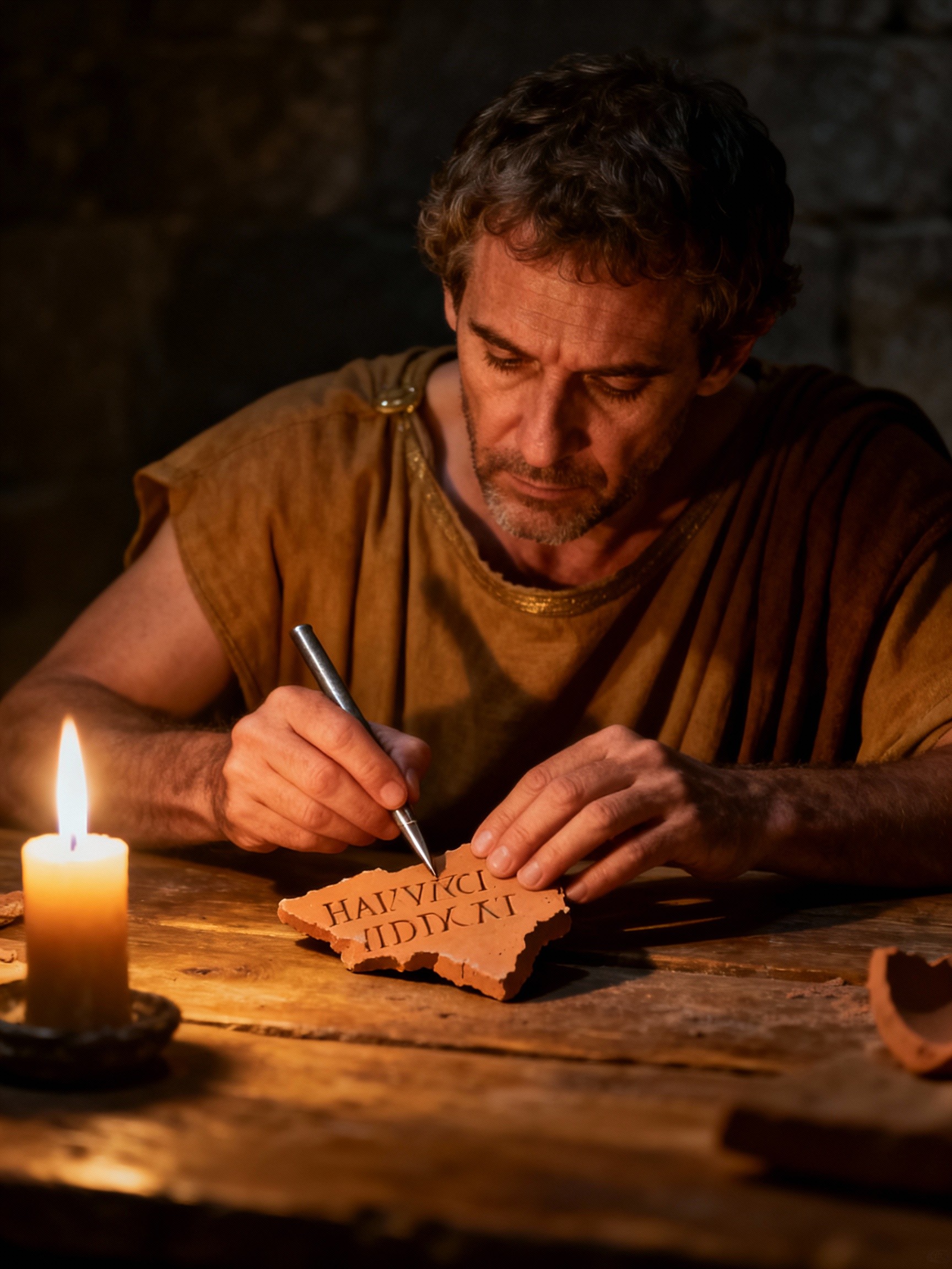 Romano graba letras (1)